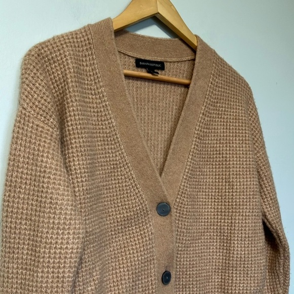 Banana Republic Tan Wool Blend Cardigan - Picture 2 of 6